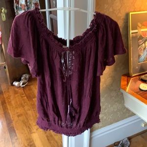 We the free tie front crop top.‎ NWOT. Retail 48